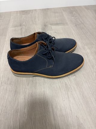 Zapatos Clarks Vestir Azul Talla 42