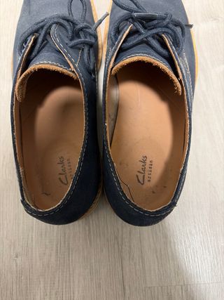 Zapatos Clarks Vestir Azul Talla 42