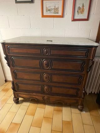 Cómoda Luis Felipe (Louis Philippe) S. XIX Mármol