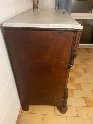 Cómoda Luis Felipe (Louis Philippe) S. XIX Mármol
