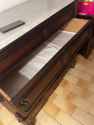 Cómoda Luis Felipe (Louis Philippe) S. XIX Mármol