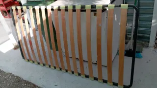 Sofá de 2 plazas Teal y Madera