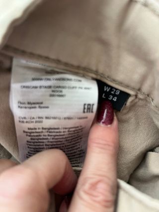 Pantaloni cargo Only & Sons beige uomo