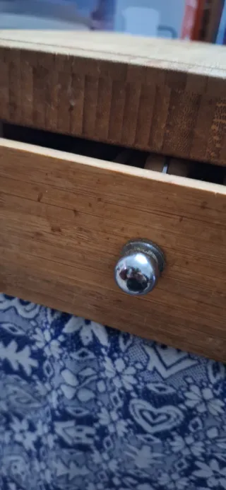 Cassettiera portacoltelli in legno di bambù