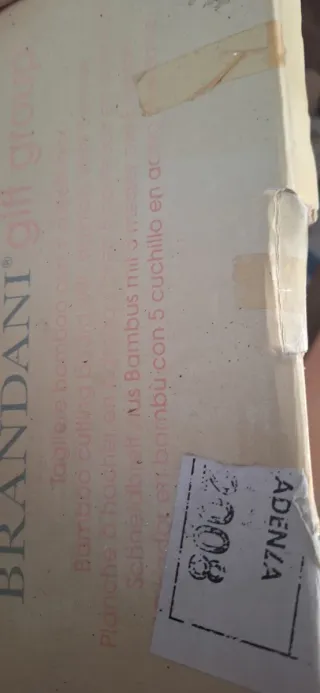 Cassettiera portacoltelli in legno di bambù