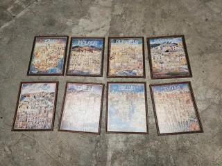 Cuadros Provincias Andalucía (Set de 7)