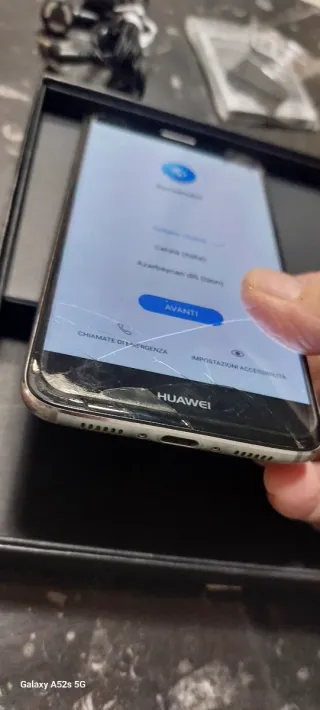 Huawei Silver Smartphone