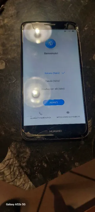 Huawei Silver Smartphone