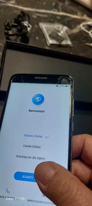 Huawei Silver Smartphone