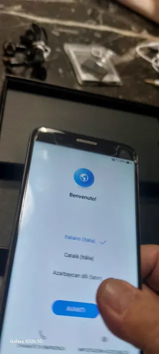 Huawei Silver Smartphone