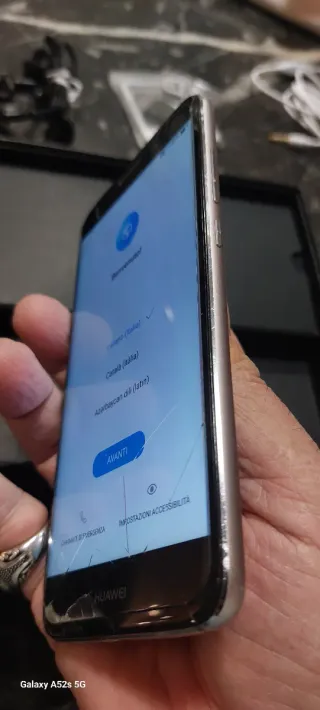 Huawei Silver Smartphone