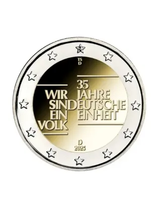 Moneda 2€ Alemania 2025 35 Años Unidad Alemana SC.