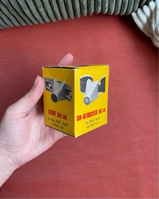 Visore per diapositive 5x5 cm vintage