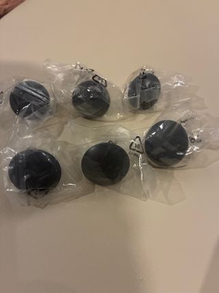 6 Tiradores de metal para muebles y armarios