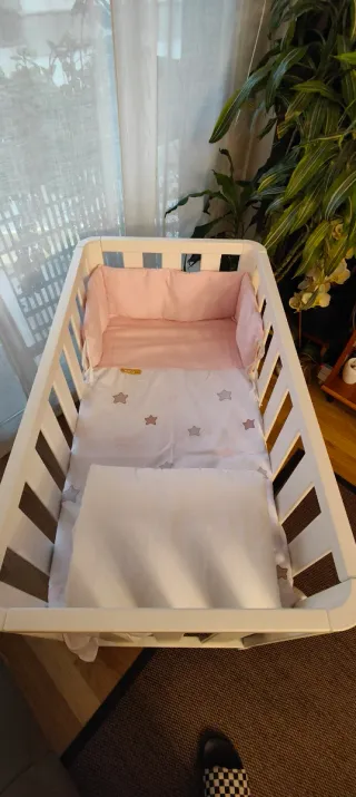 Mini cuna colecho con ruedas