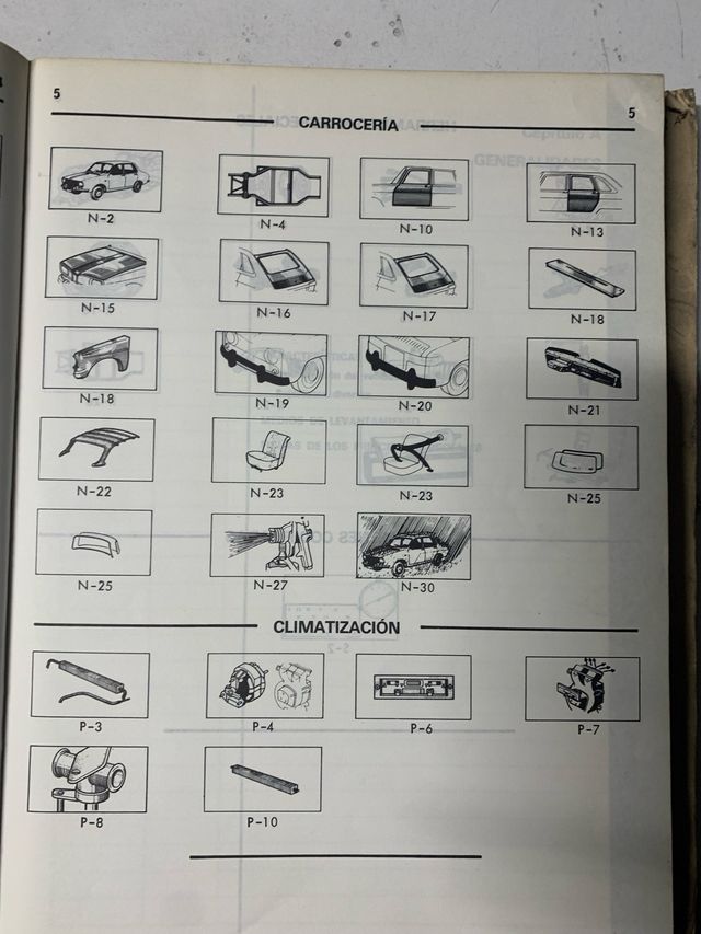 Manual de taller de reparación de Renault 12