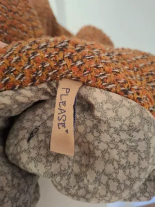 Cappotto invernale marrone arancio