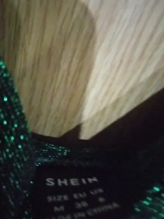 Mono verde lentejuelas talla M