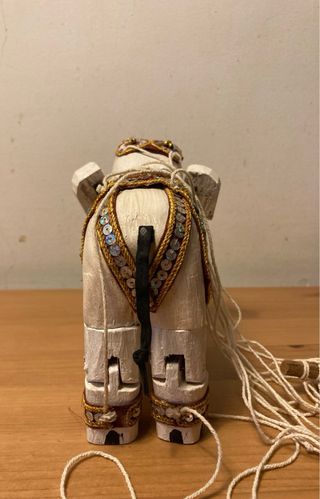 Marioneta Elefante Birmano Madera