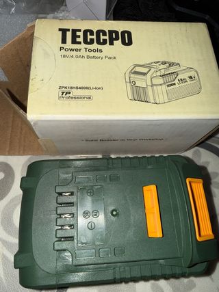 Batería TECCPO 18V 4.0Ah Li-ion