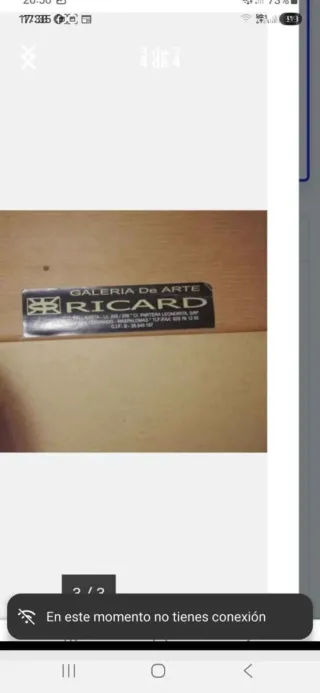 Cuadros de Ángeles Marco Madera 81x71cm