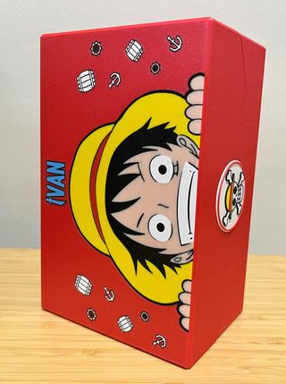 Caja de cartas One Piece personalizada de Luffy