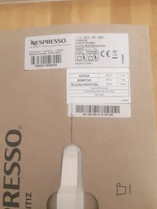 Cafetera Nespresso Citiz C113 Roja