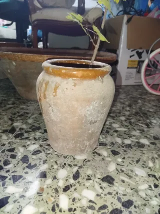 Orza pequeña de barro