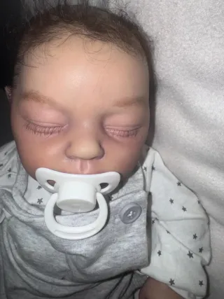 Bebé Reborn pintado con Kebelka