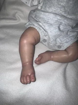 Bebé Reborn pintado con Kebelka