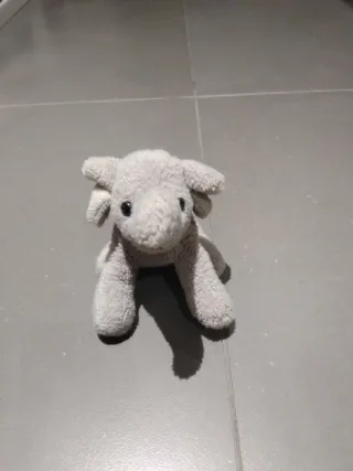 Peluche Elefante Gris Suave