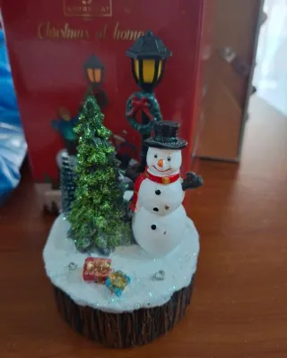 Decorazione natalizia pupazzo neve