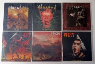 VINILOS CANNIBAL CORPSE, DEATH, MORGOTH, CANCER
