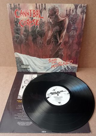 VINILOS CANNIBAL CORPSE, DEATH, MORGOTH, CANCER