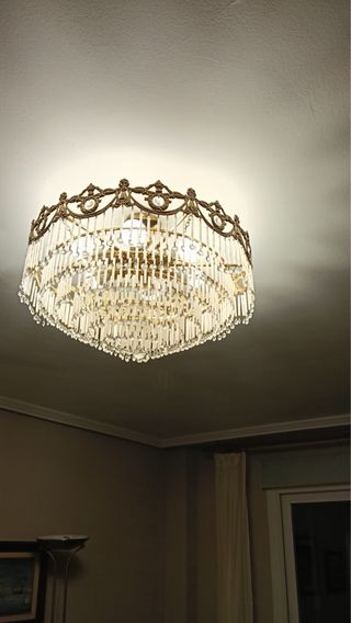 Lámpara de cristal estilo alemán