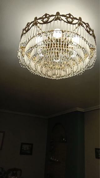 Lámpara de cristal estilo alemán