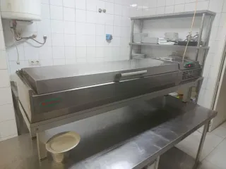 Nevera ingredientes pizza acero inoxidable