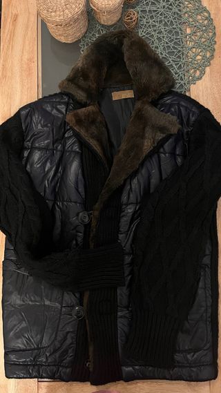 Abrigo de hombre negro