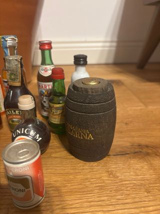 set bottiglie mignon da collezione