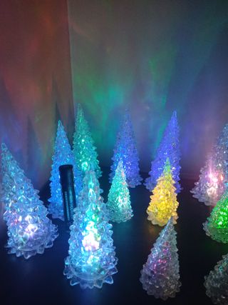 Lotto 15 Alberi Luminosi Natalizi