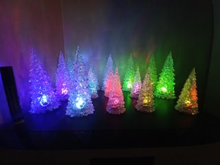 Lotto 15 Alberi Luminosi Natalizi