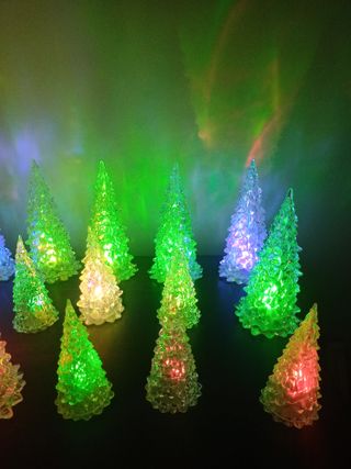 Lotto 15 Alberi Luminosi Natalizi