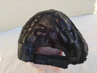 Cappellino basket invernale nero/marrone scuro