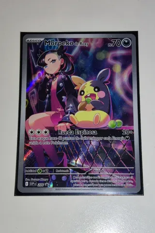 Carta Pokémon Morpeko de Roxy PS 70