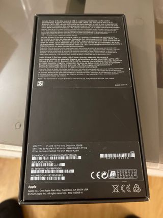 iPhone 12 Pro Max 85% Batería blanco, con caja.