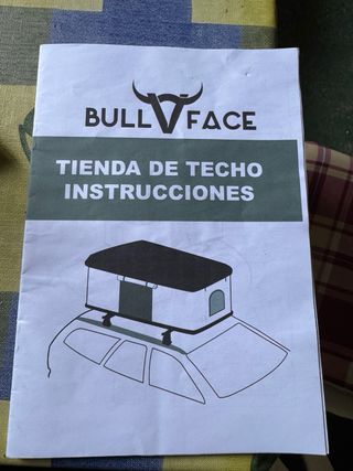 Tienda de campaña para coche casi nueva