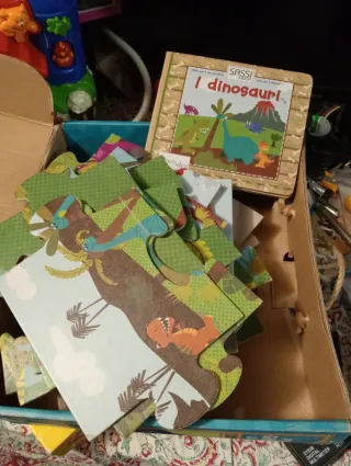 Puzzle Sassi Junior 35 pezzi Dinosauri 3 anni
