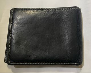 Cartera Montblanc Cuero Marrón/Negro, cosida mano