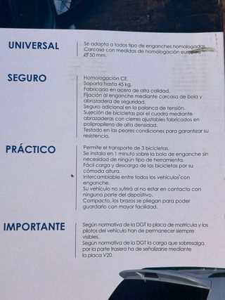 Portabicicletas Trasero Wolder Clip-Ball