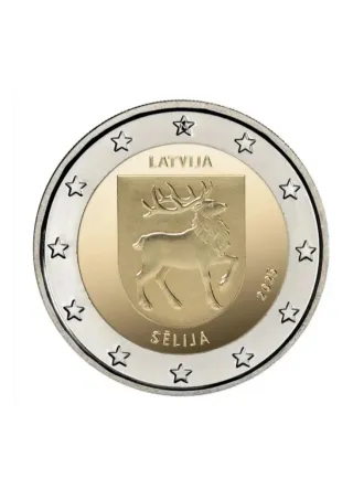 Moneda 2€ Letonia 2025 Selija SC/UNC.
